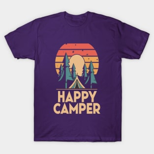 Happy Camper - Camping Lover Design T-Shirt